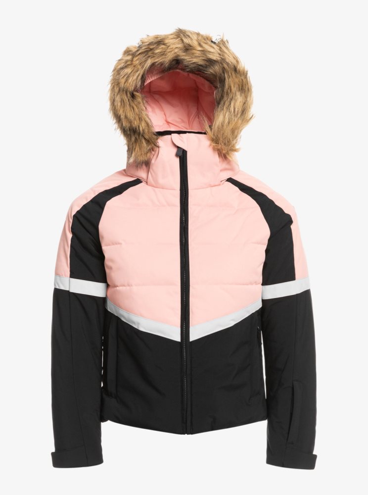 Veste De Ski Roxy 4-16 Bamba Insulated Rose Enfant | XOP-68356403