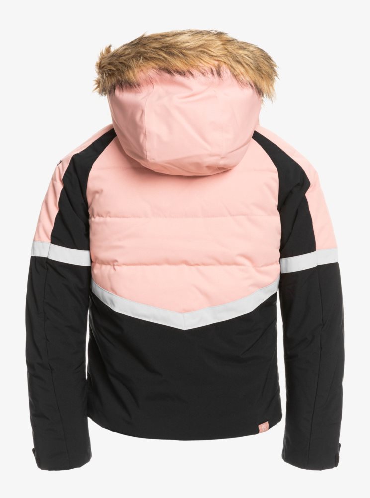 Veste De Ski Roxy 4-16 Bamba Insulated Rose Enfant | XOP-68356403