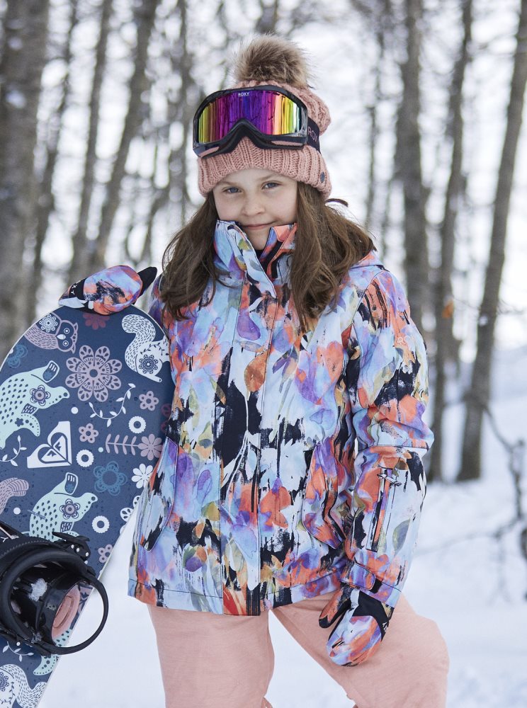 Veste De Ski Roxy 4-16 Jetty Insulated Noir Enfant | EHT-37425951