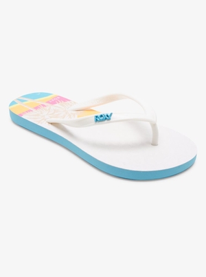 Sandales Roxy 4-16 Viva Stamp Blanche Enfant | CCP-42760570