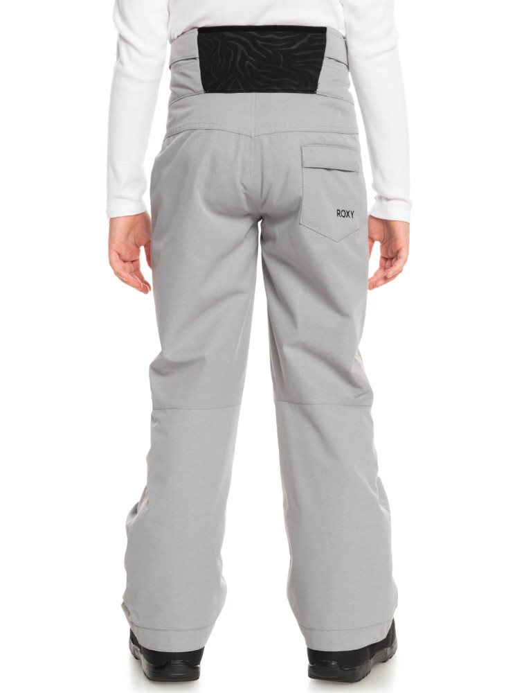 Pantalon Ski Roxy 4-16 Diversion Insulated Grise Enfant | QBY-86972580