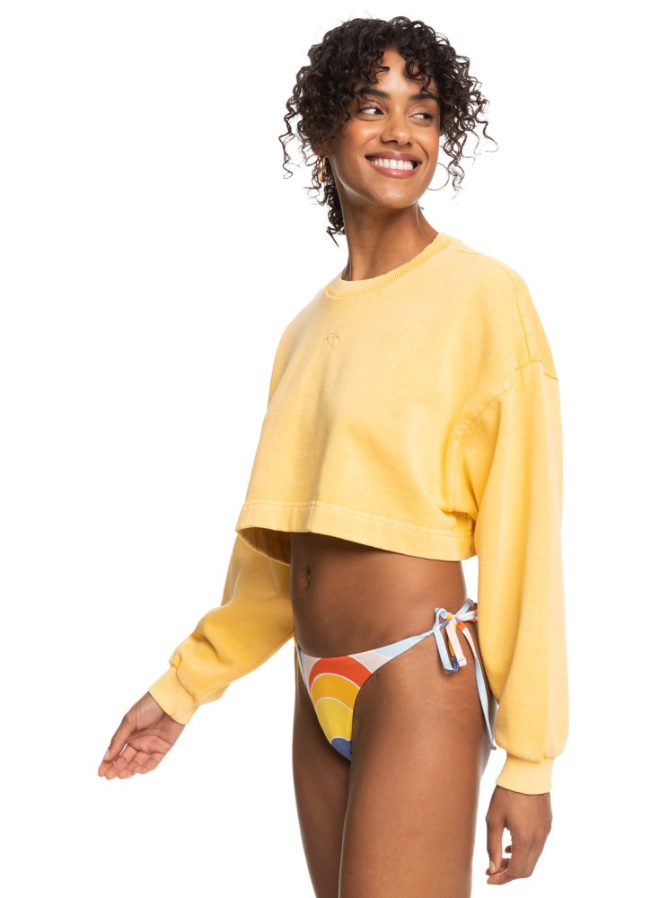 Sweats Roxy Surf Safari Jaune Femme | DCM-09335057