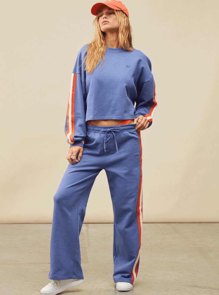 Sweats Roxy Bright Lights Bleu Bleu Marine Femme | VLQ-14203248