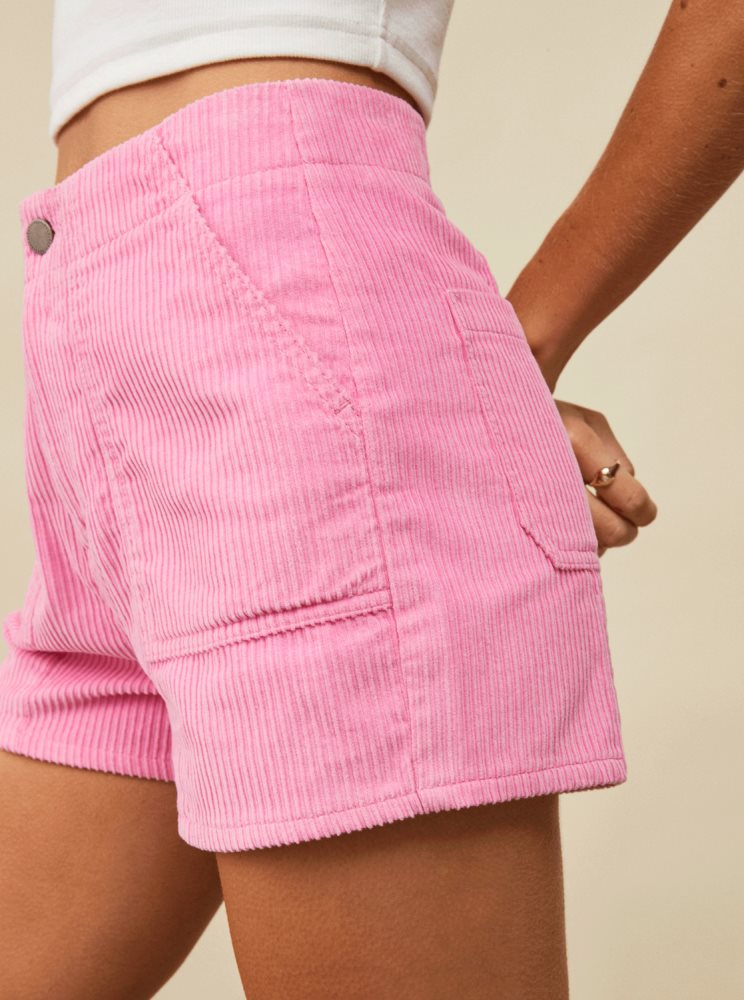 Shorts Roxy Sessions Corduroy Rose Femme | HCD-70524758