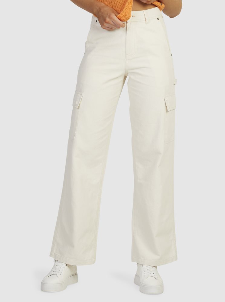 Pantalon Roxy Lefty Cargo Beige Femme | GLT-27581700