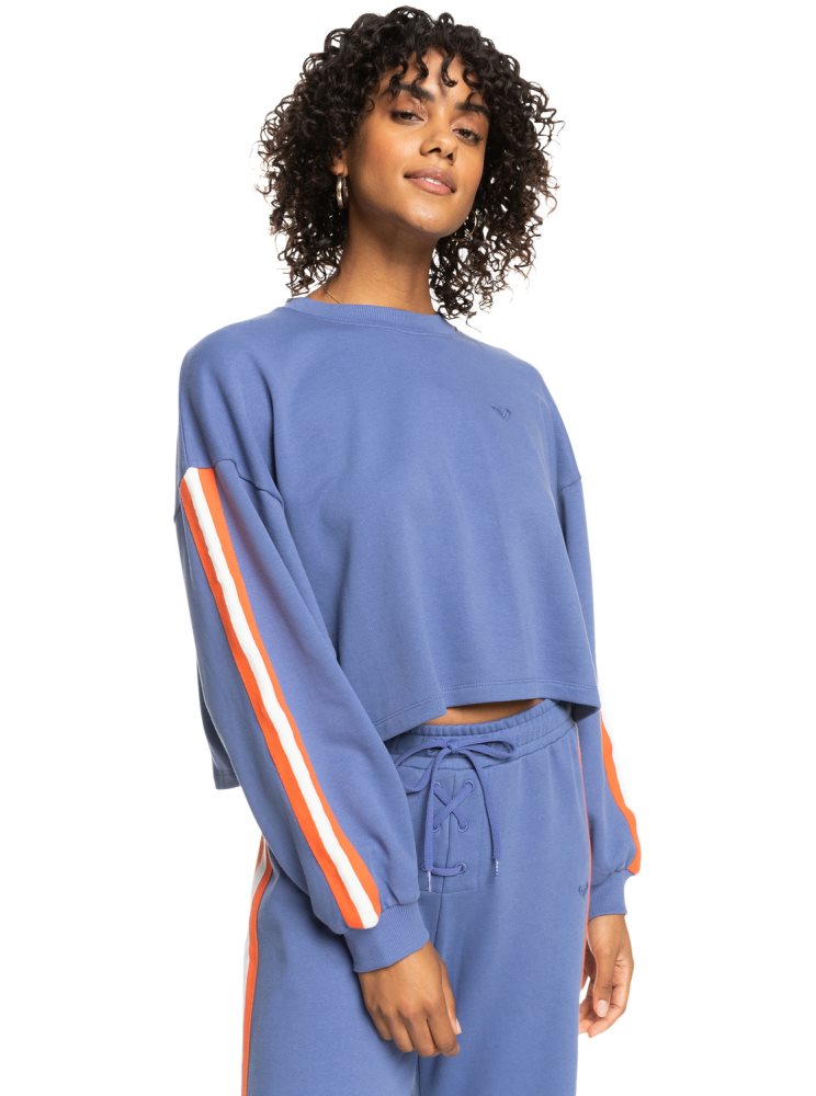 Sweats Roxy Bright Lights Bleu Bleu Marine Femme | VLQ-14203248