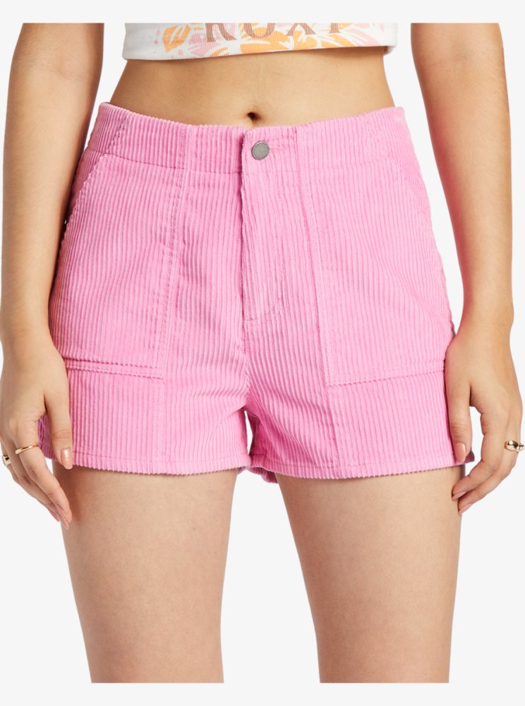 Shorts Roxy Sessions Corduroy Rose Femme | HCD-70524758