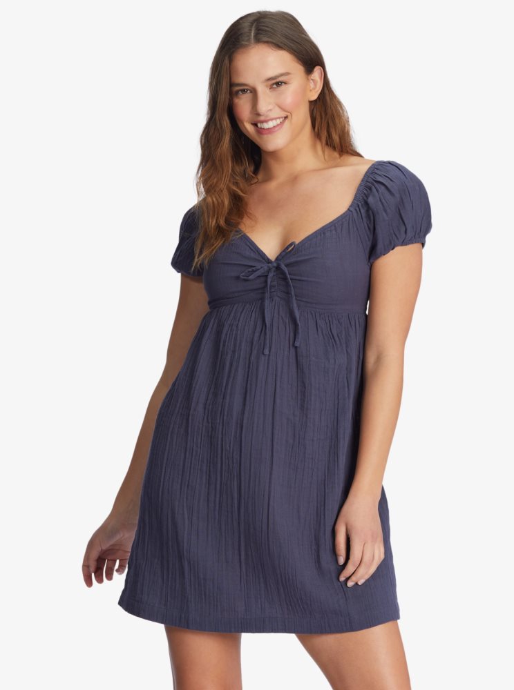 Peignoir Roxy Clearwater Cove Mini Indigo Femme | LKK-53150142