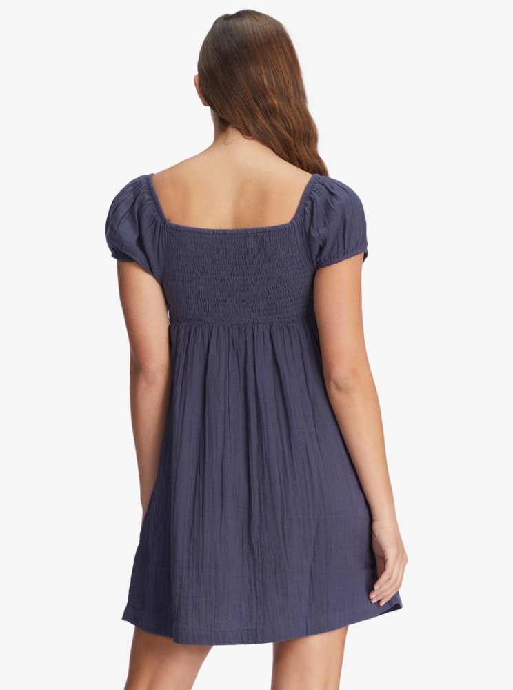 Peignoir Roxy Clearwater Cove Mini Indigo Femme | LKK-53150142