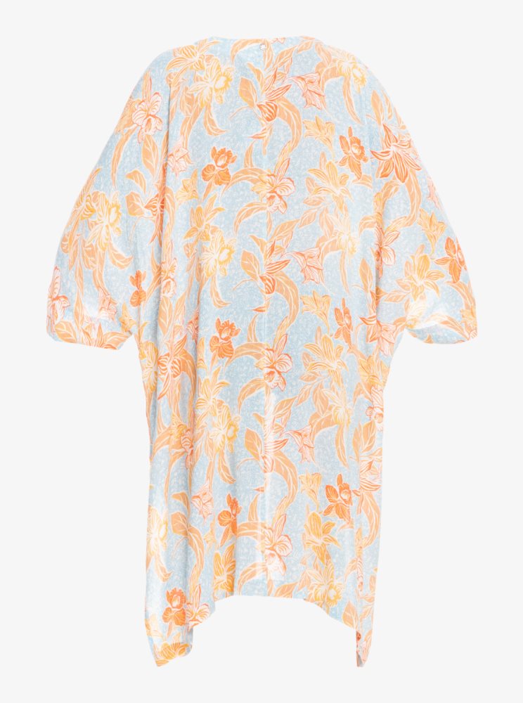 Hauts Roxy Rebel Sun Kimono Bleu Femme | QDS-50009367