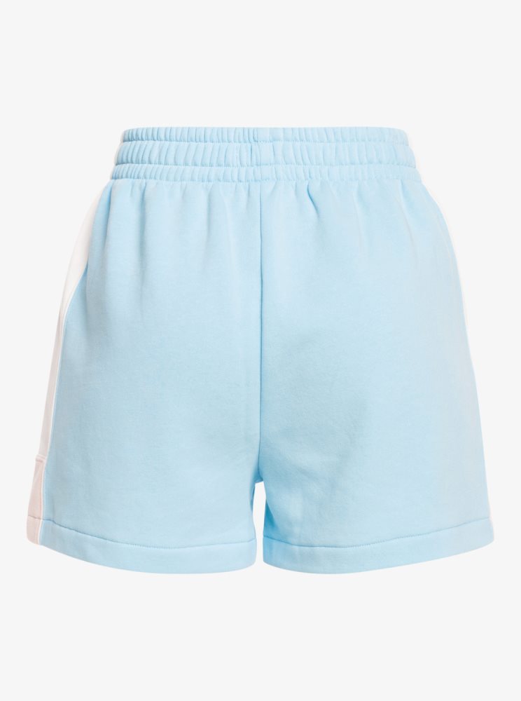 Shorts Roxy Keep On Moving Sweat Bleu Femme | IQB-21889416