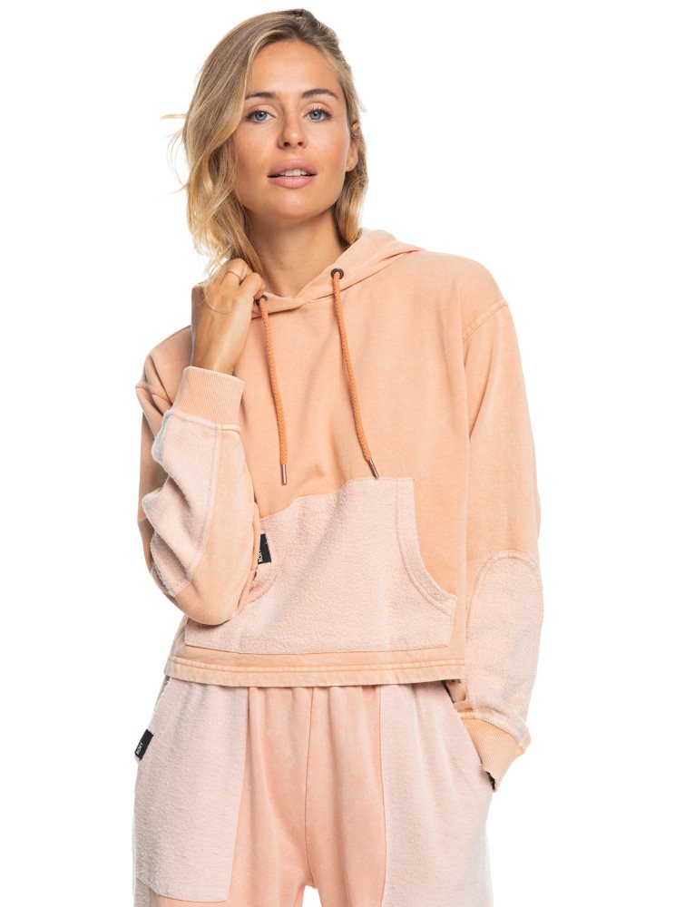 Sweat à Capuche Roxy Game Changer Orange Femme | CRV-62279426