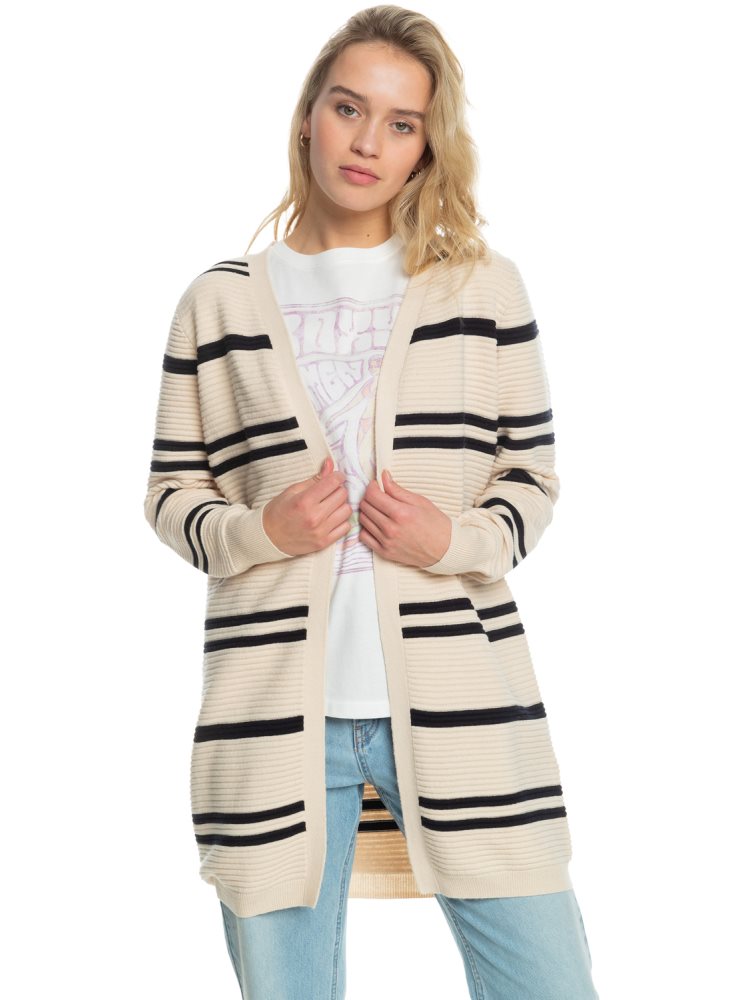 Cardigan Roxy Above The Sun Blanche Femme | IRN-72668161