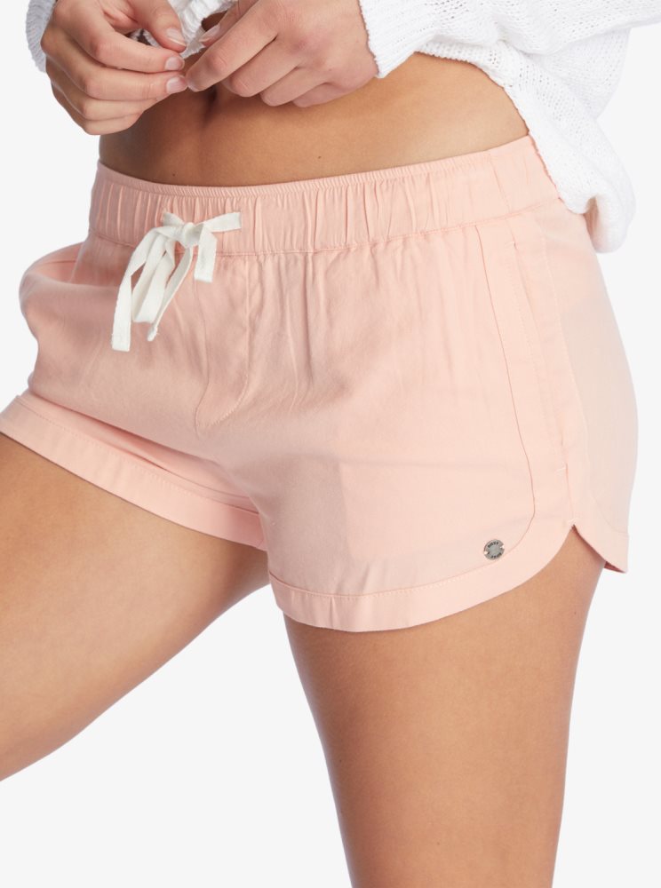 Shorts Roxy New Impossible Love Elasticized Corail Femme | HGA-92514704