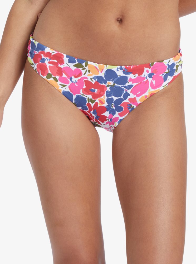 Bas De Bikini Roxy Printed Beach Classics Hipster Multicolore Femme | BGB-82887715