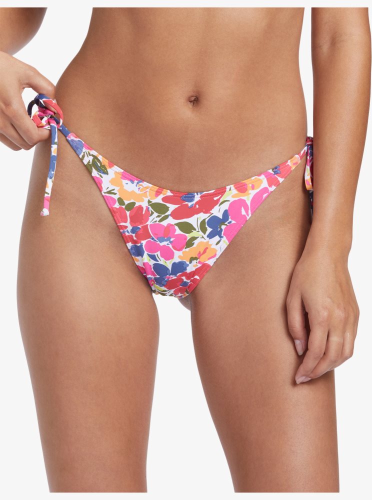 Bas De Bikini Roxy Printed Beach Classics Cheeky Multicolore Femme | YKO-36239281