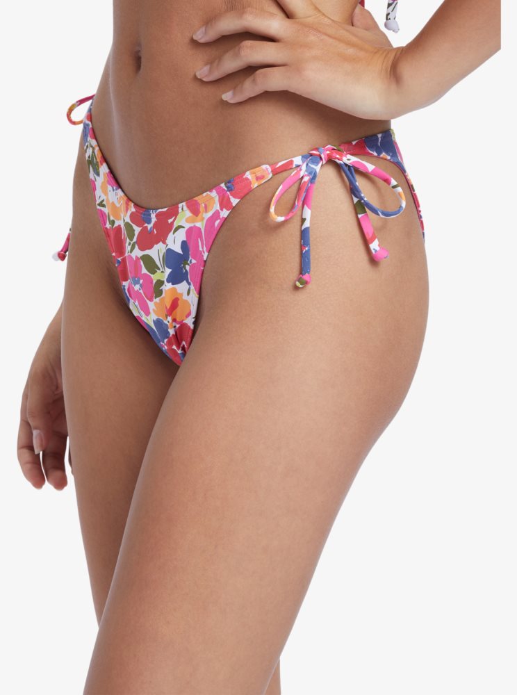 Bas De Bikini Roxy Printed Beach Classics Cheeky Multicolore Femme | YKO-36239281