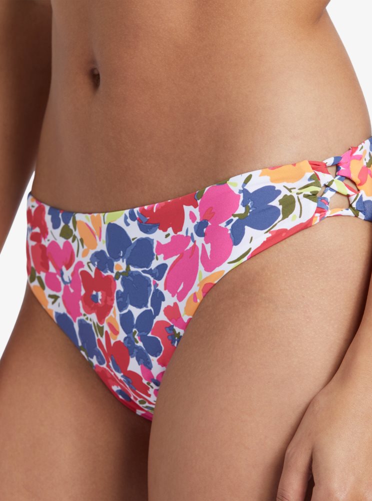 Bas De Bikini Roxy Printed Beach Classics Hipster Multicolore Femme | BGB-82887715