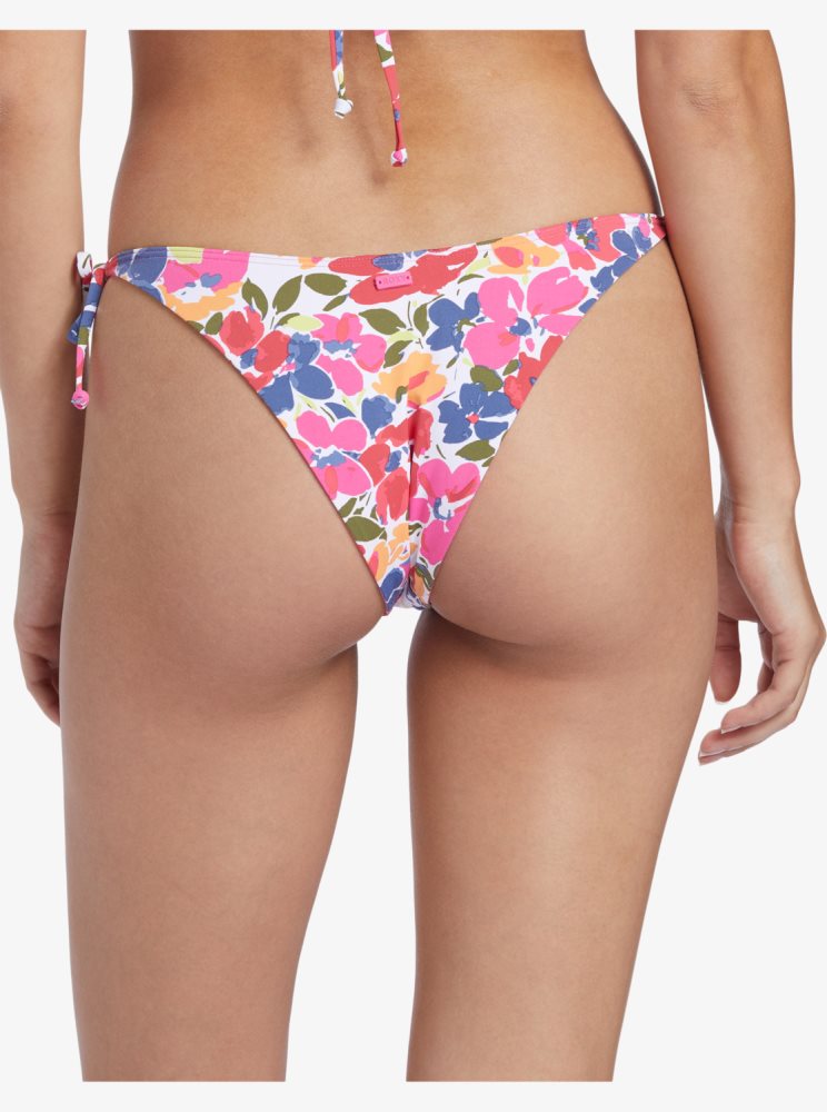 Bas De Bikini Roxy Printed Beach Classics Cheeky Multicolore Femme | YKO-36239281