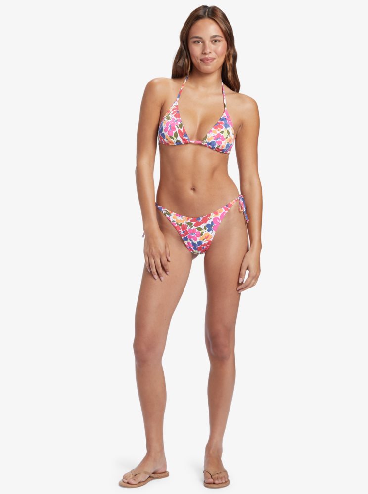 Hauts De Bikini Roxy Bloomin Babe Tiki Tri Multicolore Femme | WAO-13940317