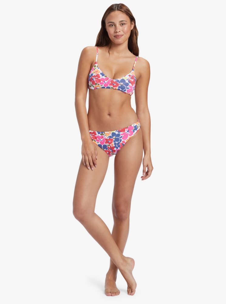 Bas De Bikini Roxy Printed Beach Classics Hipster Multicolore Femme | BGB-82887715