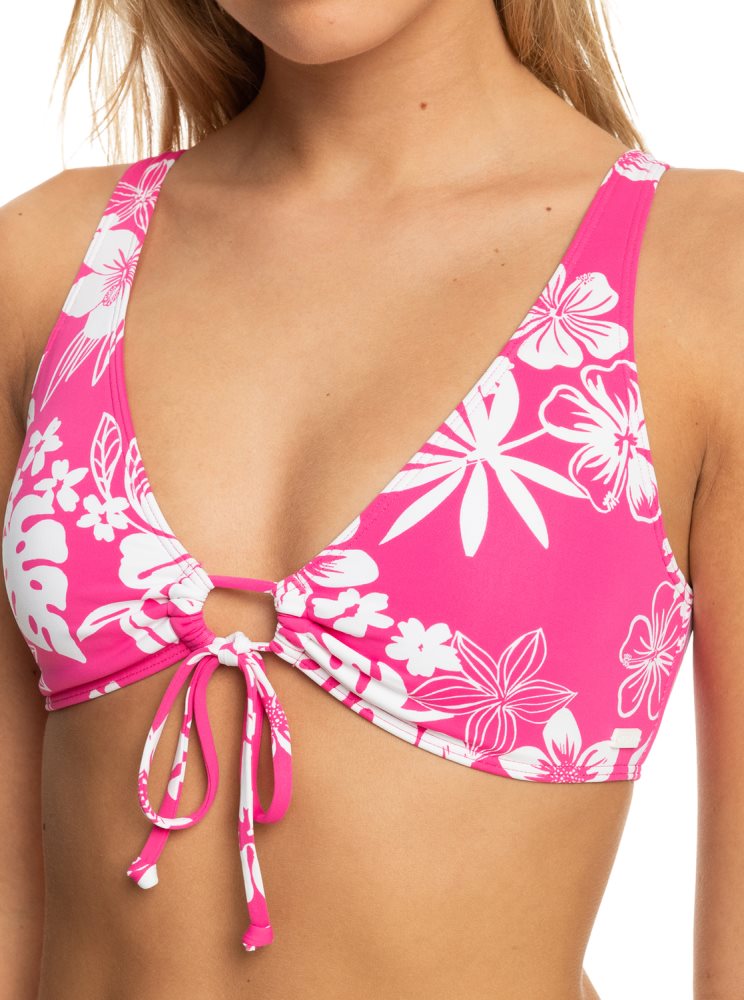 Hauts De Bikini Roxy Printed Beach Classics Elongated Rose Femme | LGP-67975204