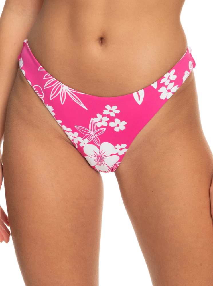 Bas De Bikini Roxy Printed Beach Classics Cheeky Rose Femme | OFS-44969747