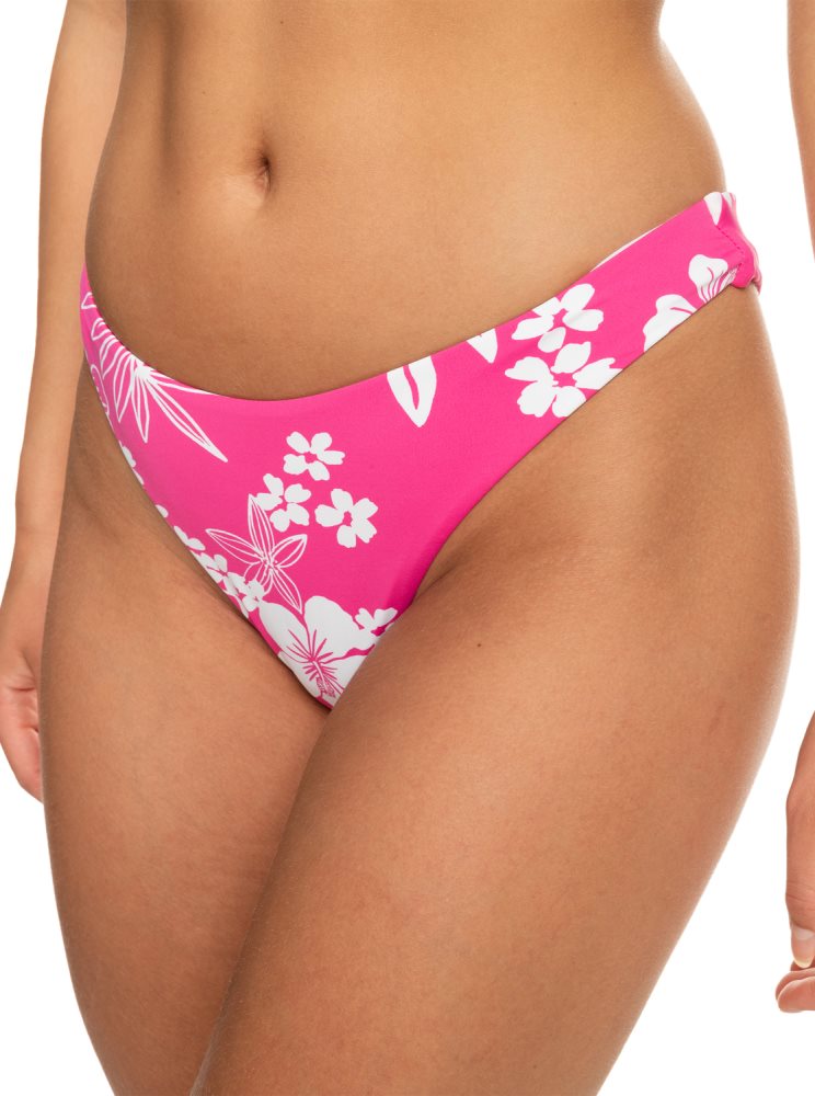 Bas De Bikini Roxy Printed Beach Classics Cheeky Rose Femme | OFS-44969747