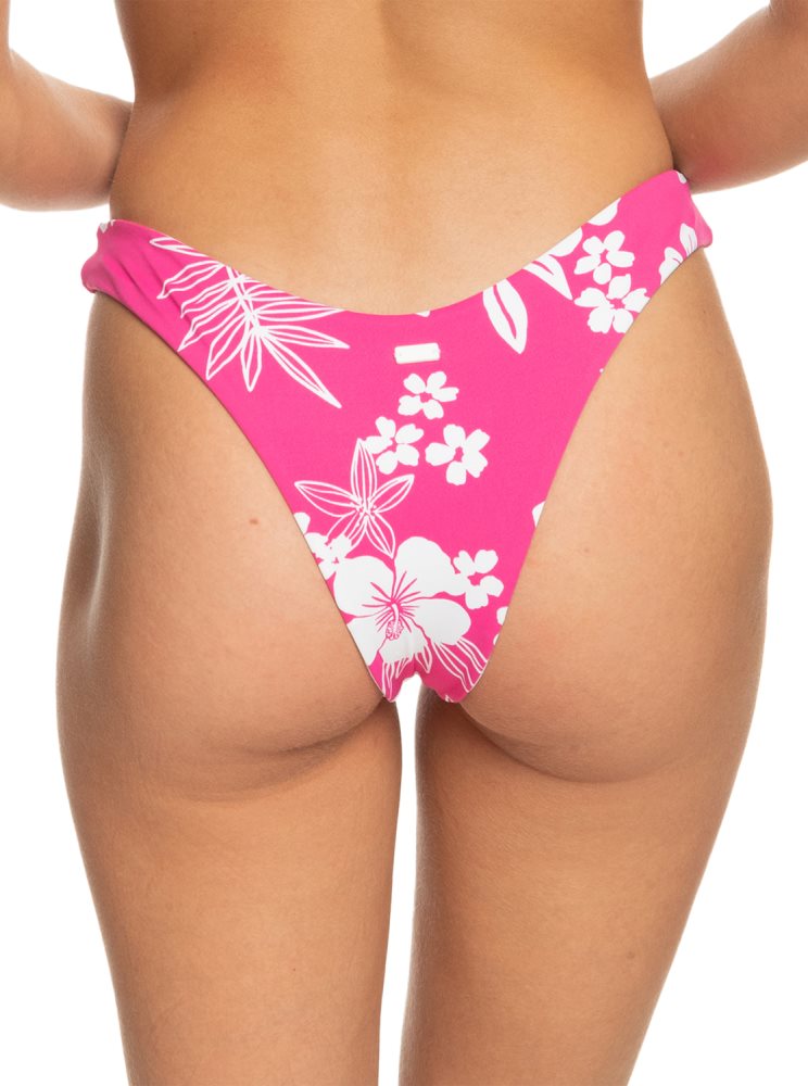 Bas De Bikini Roxy Printed Beach Classics Cheeky Rose Femme | OFS-44969747