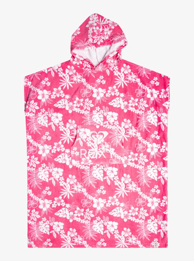 Towel Roxy Stay Magical Printed Poncho Changing Rose Femme | VAR-08066247