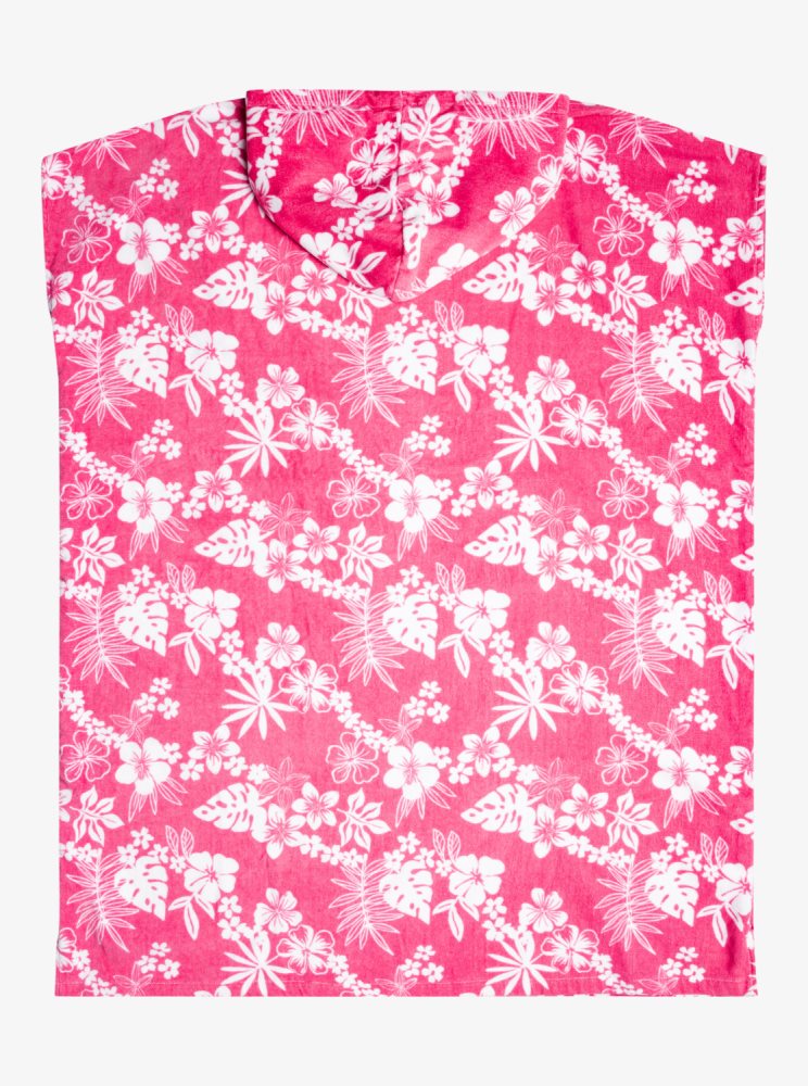 Towel Roxy Stay Magical Printed Poncho Changing Rose Femme | VAR-08066247