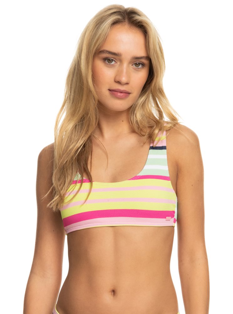 Hauts De Bikini Roxy Stripe Soul Bralette Stripes Femme | EKX-18275777