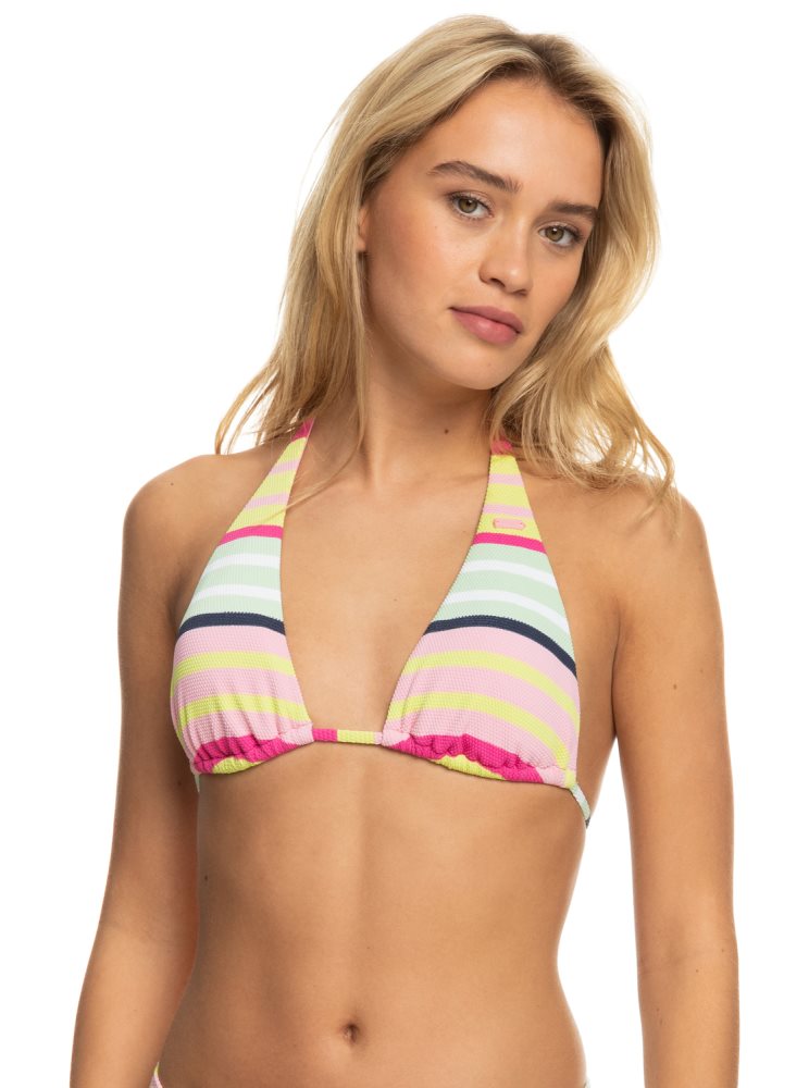 Hauts De Bikini Roxy Stripe Soul Tiki Tri Stripes Femme | HPG-46988873