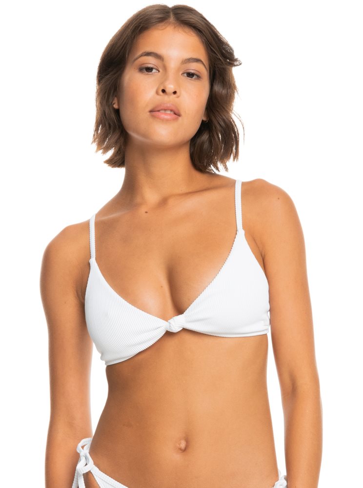 Hauts De Bikini Roxy Love The Surf Knot Blanche Femme | WDY-51994987