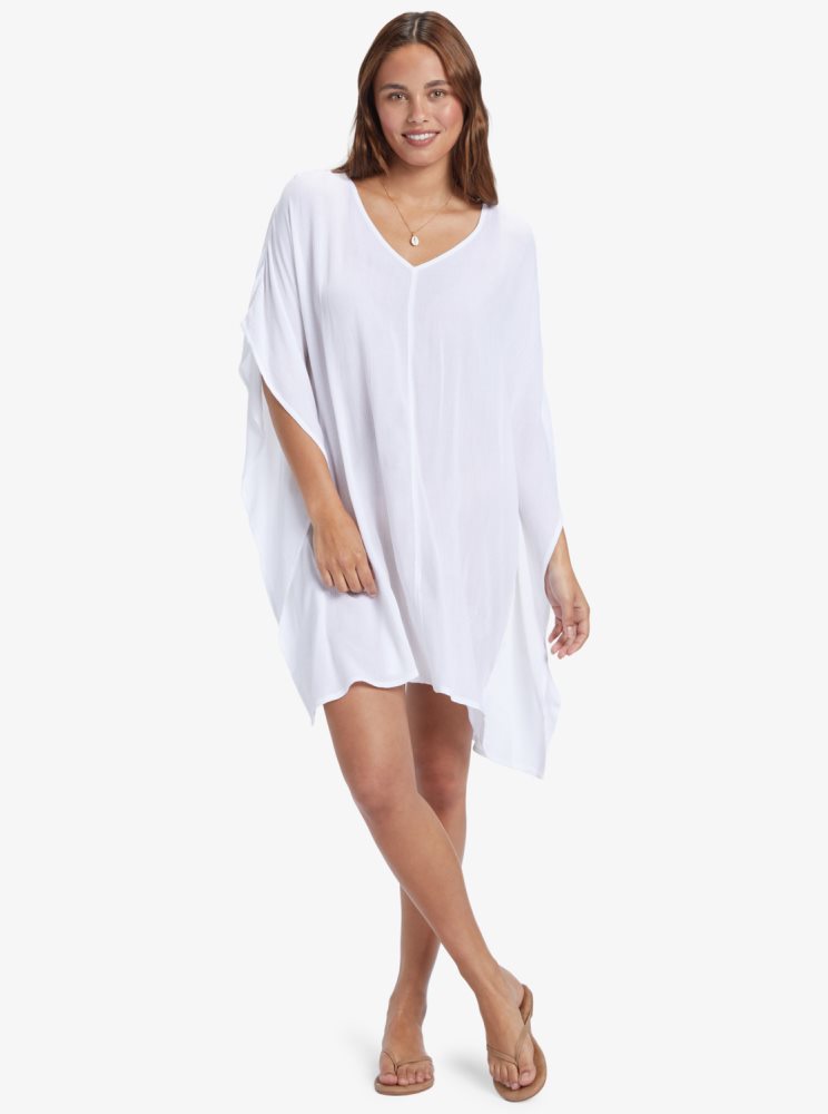 Poncho Roxy Moon Blessing Blanche Femme | RMT-47231492