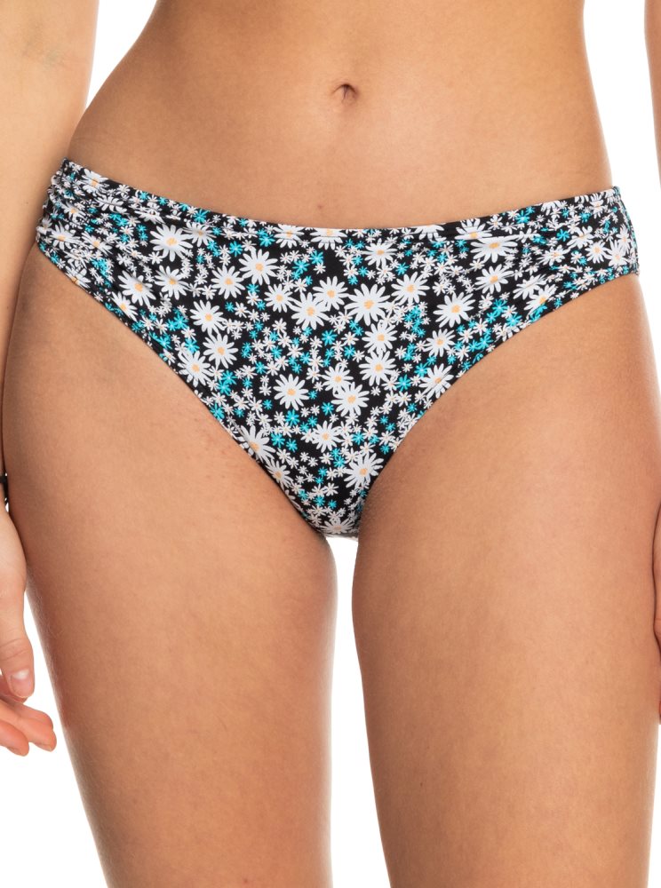 Bas De Bikini Roxy Printed Beach Classics Hipster Grise Foncé Femme | EDM-89030850