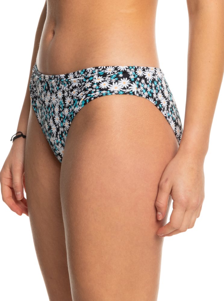 Bas De Bikini Roxy Printed Beach Classics Hipster Grise Foncé Femme | EDM-89030850