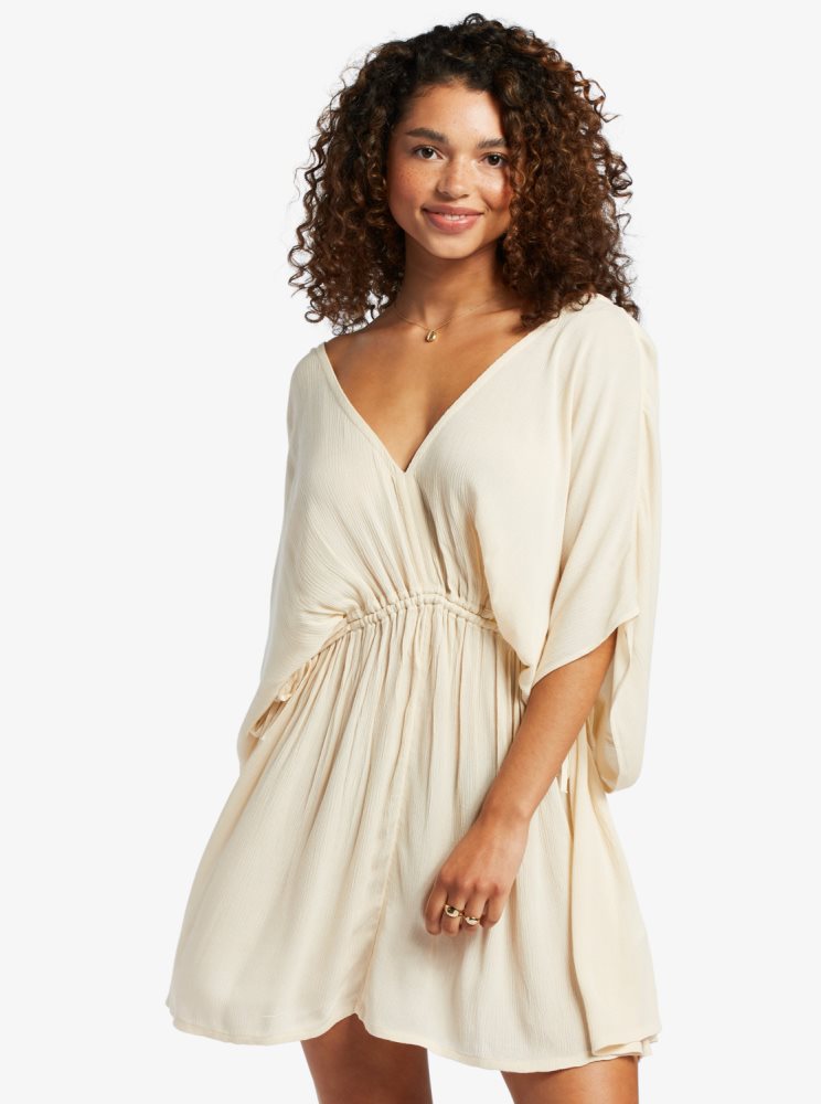 Peignoir Roxy Sun Baby Swim Cover-Up Blanche Femme | WEP-10001014