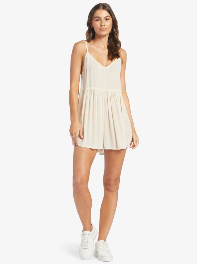 Rompers Roxy Wanderer Blanche Femme | NYL-83915249