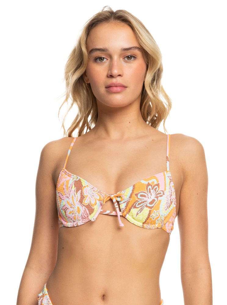 Hauts De Bikini Roxy Floraldelic Underwired Orange Femme | OKV-52930287