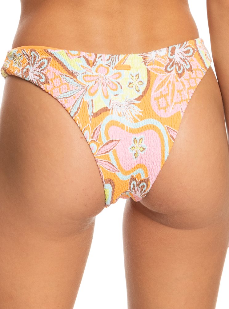 Bas De Bikini Roxy Floraldelic Cheeky Orange Femme | FEL-30155631