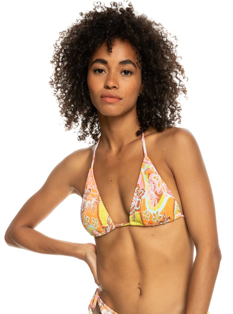 Hauts De Bikini Roxy Floraldelic Tiki Tri Orange Femme | OIW-62938802