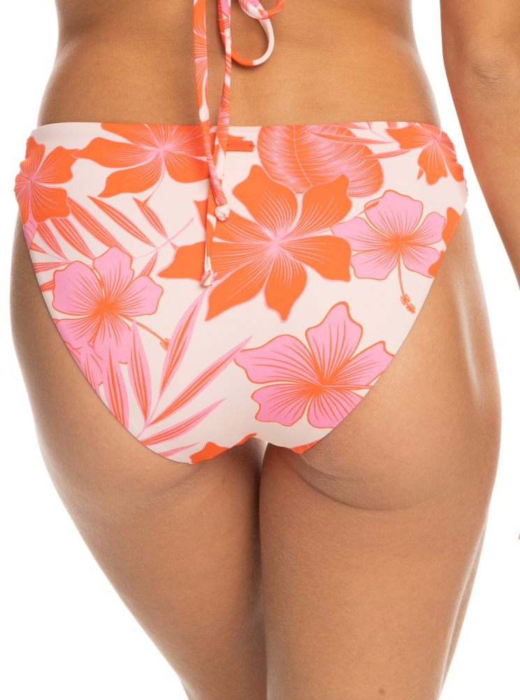 Bas De Bikini Roxy Printed Beach Classics Hipster Blanche Orange Rose Femme | ZYQ-63211592