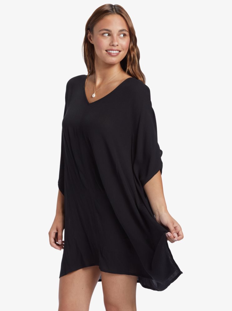 Poncho Roxy Moon Blessing Grise Foncé Femme | QDV-41049648