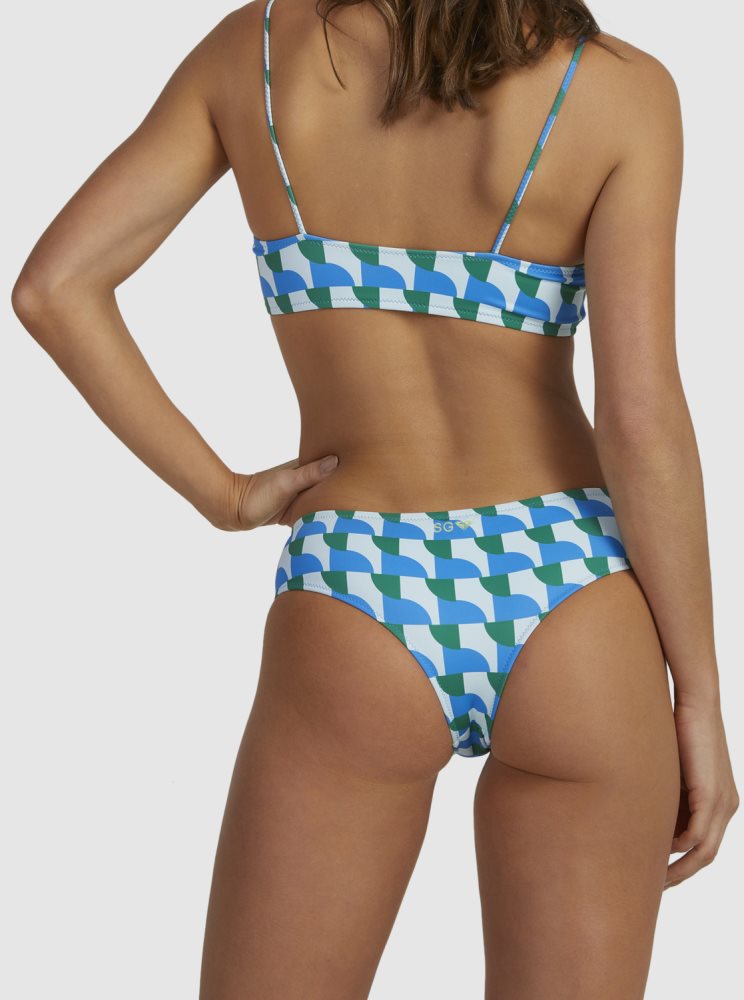 Bas De Bikini Roxy Geo Vibe Hipster Bleu Femme | IOY-86979636