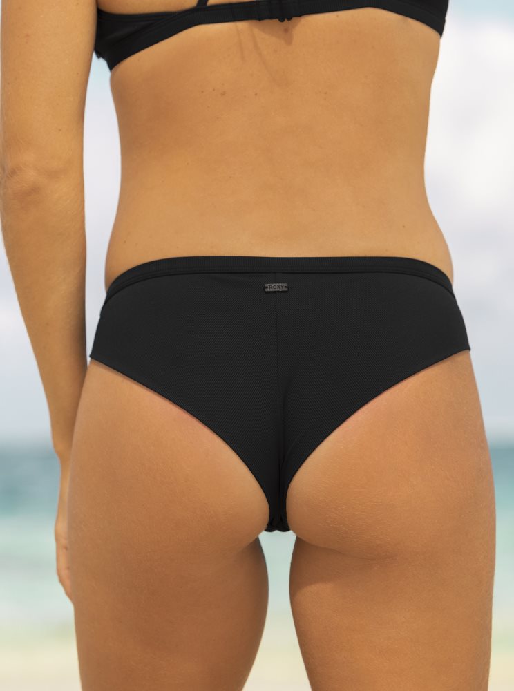 Bas De Bikini Roxy Pro The Snap Turn Cheeky Grise Foncé Femme | BYB-29777583