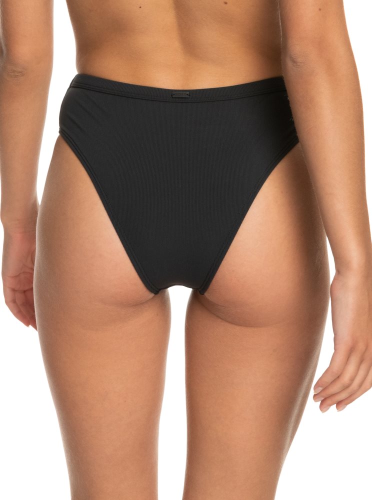 Bas De Bikini Roxy Pro The Backside Moderate Grise Foncé Femme | WHC-97759479