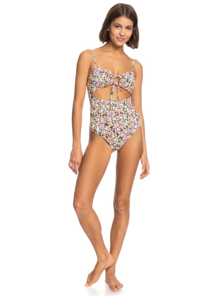 Maillots De Bain Roxy Printed Beach Classics Indigo Femme | MPW-78660732