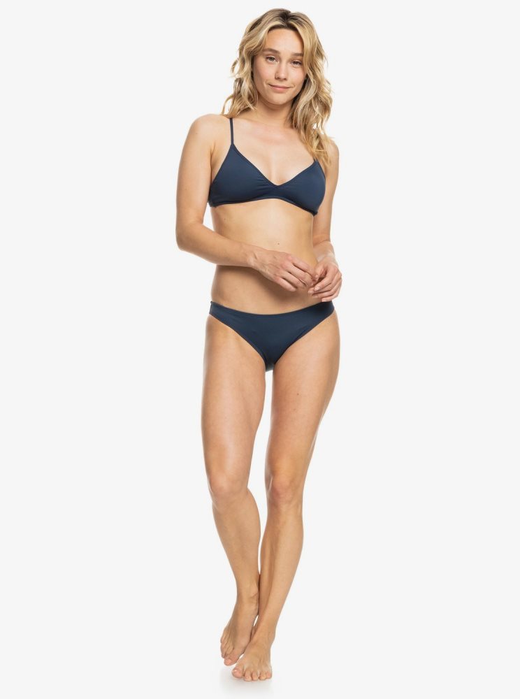 Bas De Bikini Roxy Beach Classics Moderate Indigo Femme | JYI-63628228