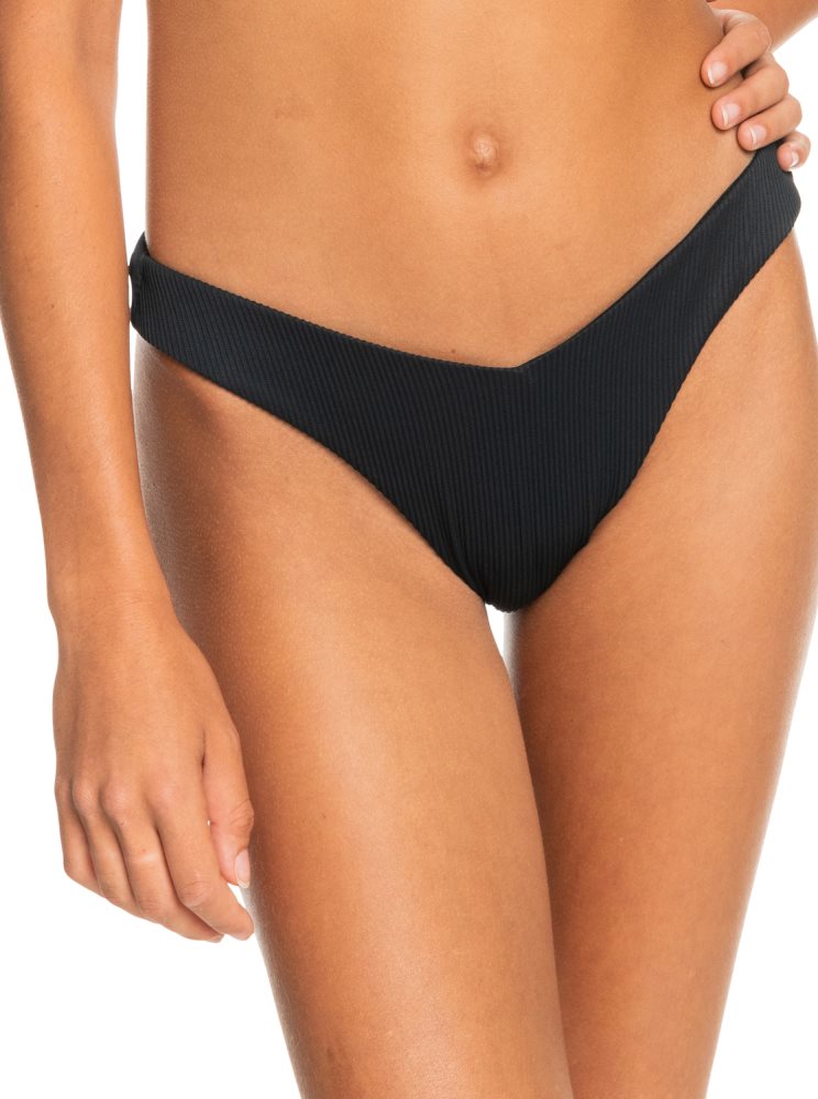 Bas De Bikini Roxy Love Cheeky Grise Foncé Femme | ISI-20398491